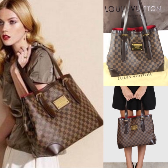 ❤️DISCONTINUED ❤️LOUIS VUITTON TOTE HAMPSTEAD MM - Picture 14 of 16